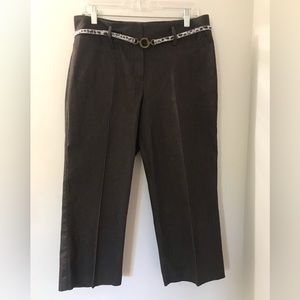 New Directions Brown Capris SZ 10